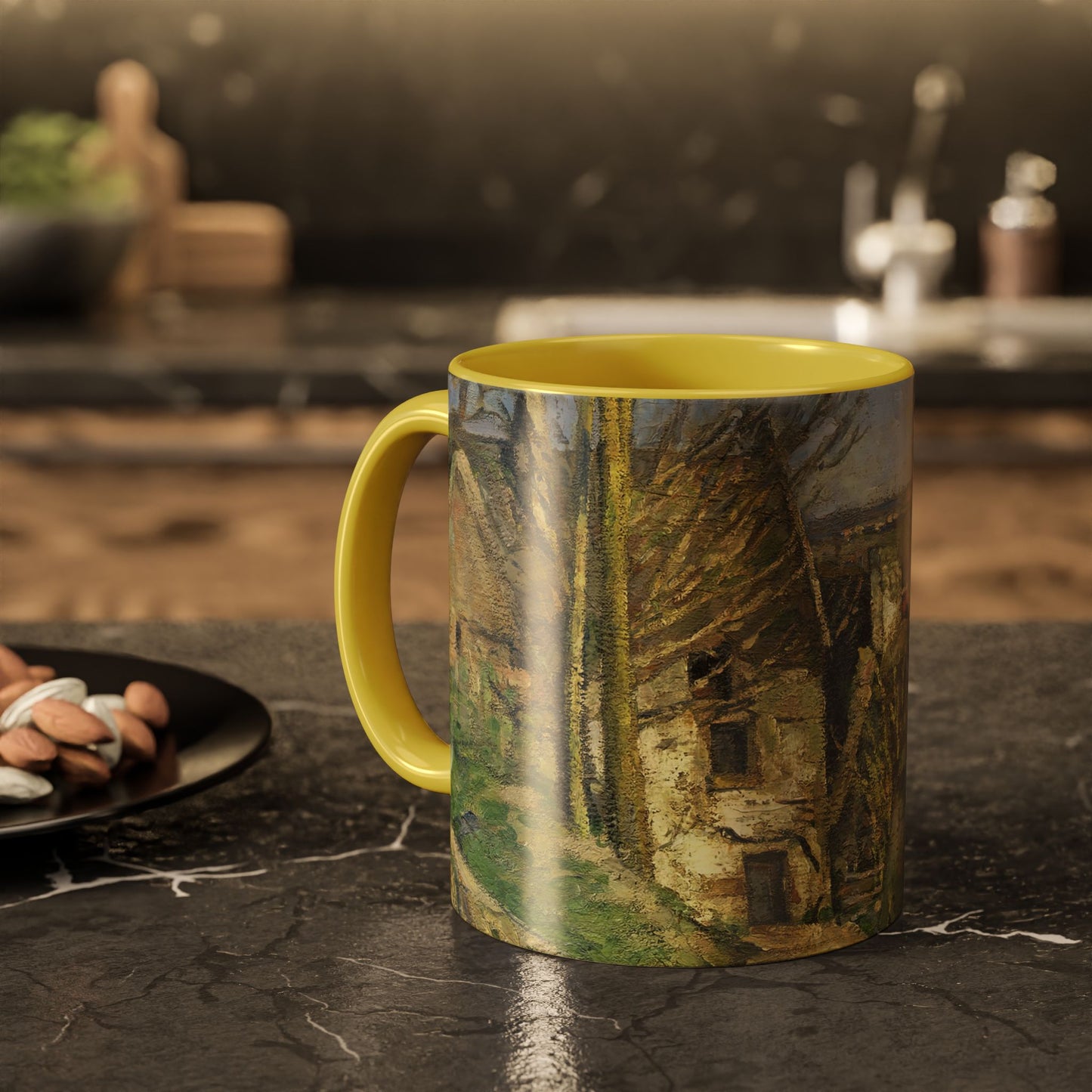 Cézanne, Paul - The House of the Hanged Man, Auvers-sur-Oise (1874) - Colorful Accent Mugs