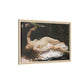 Courbet, Gustave - Woman with a Parrot (1866) - Matte Canvas, Framed