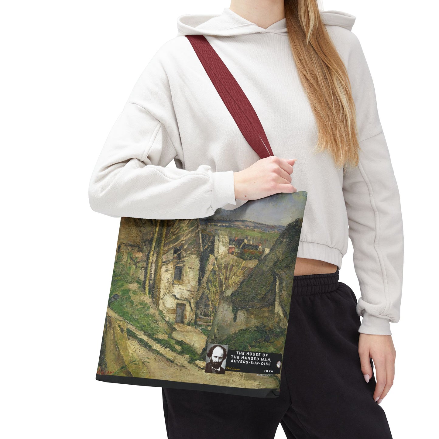 Cézanne, Paul - The House of the Hanged Man, Auvers-sur-Oise (1874) - Tote Bag