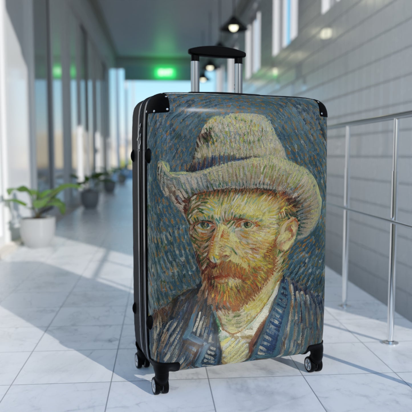 Van Gogh, Vincent - Self-Portrait with Grey Felt Hat (1887) - Suitcase