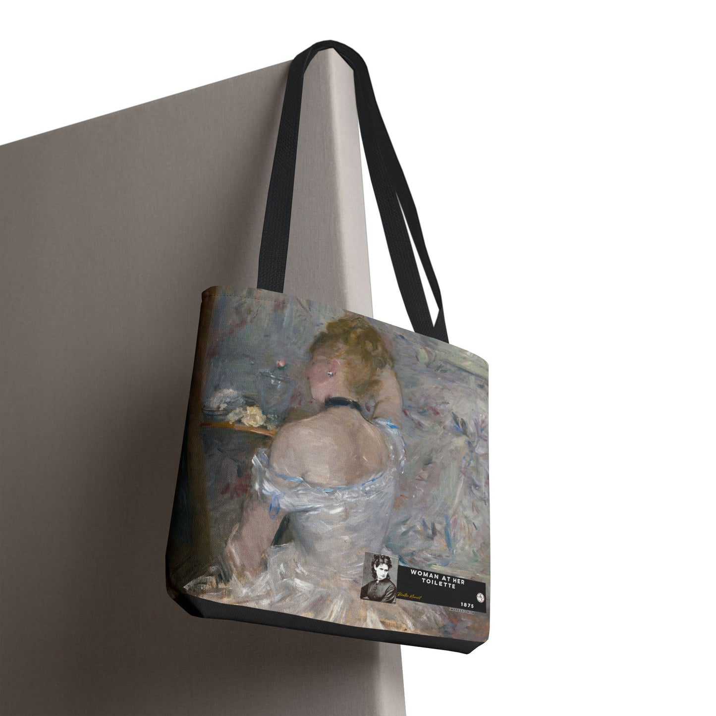 Morisot, Berthe - Woman at Her Toilette (1880) - Tote Bag
