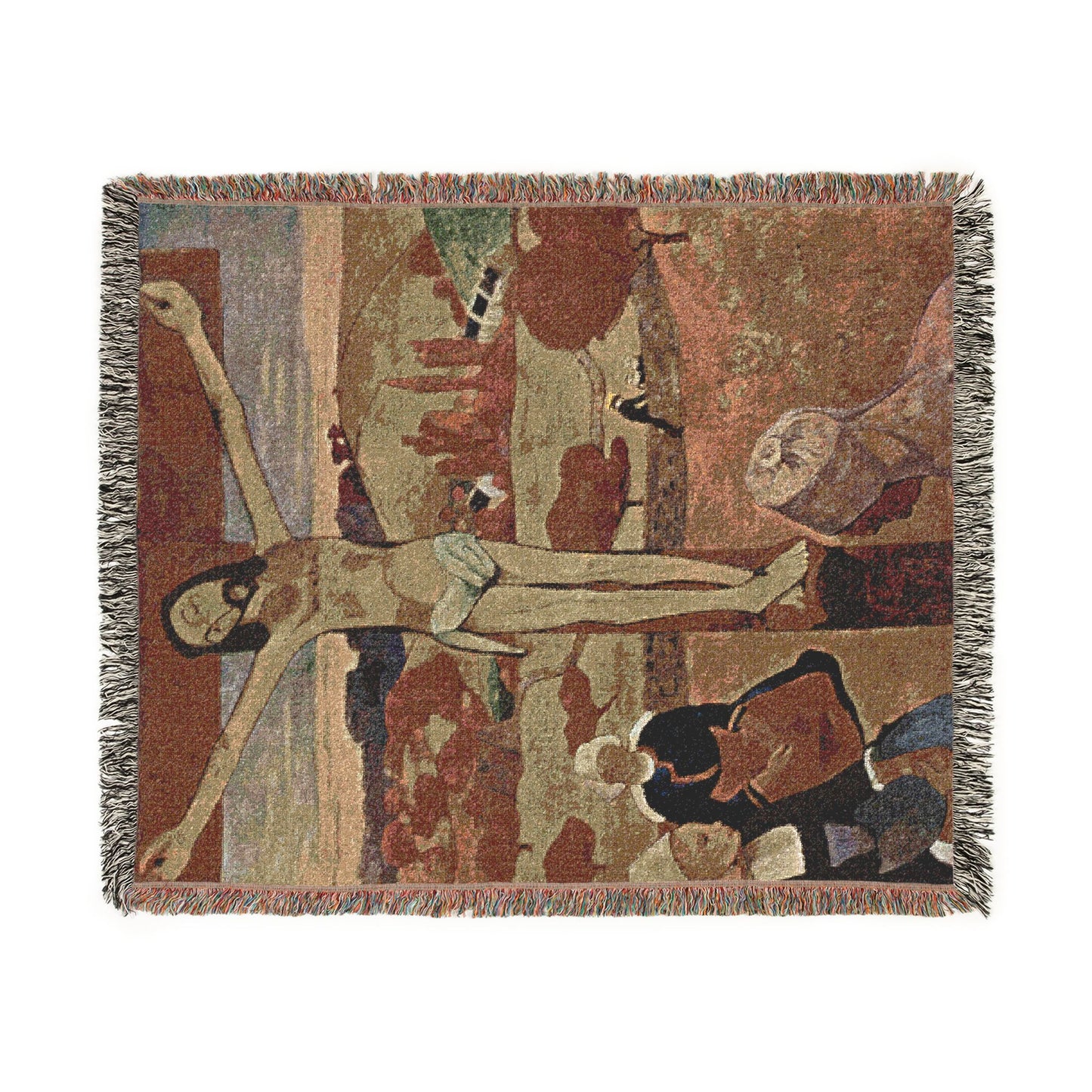 Gauguin, Paul - The Yellow Christ (1889) - Woven Blanket