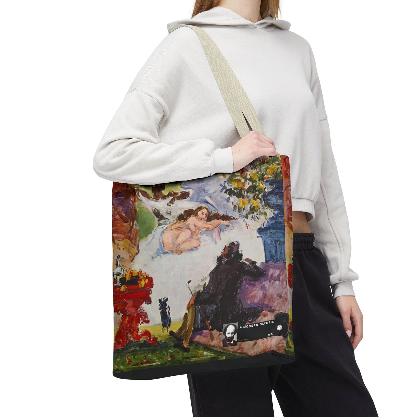 Cézanne, Paul - A Modern Olympia (1874) - Tote Bag