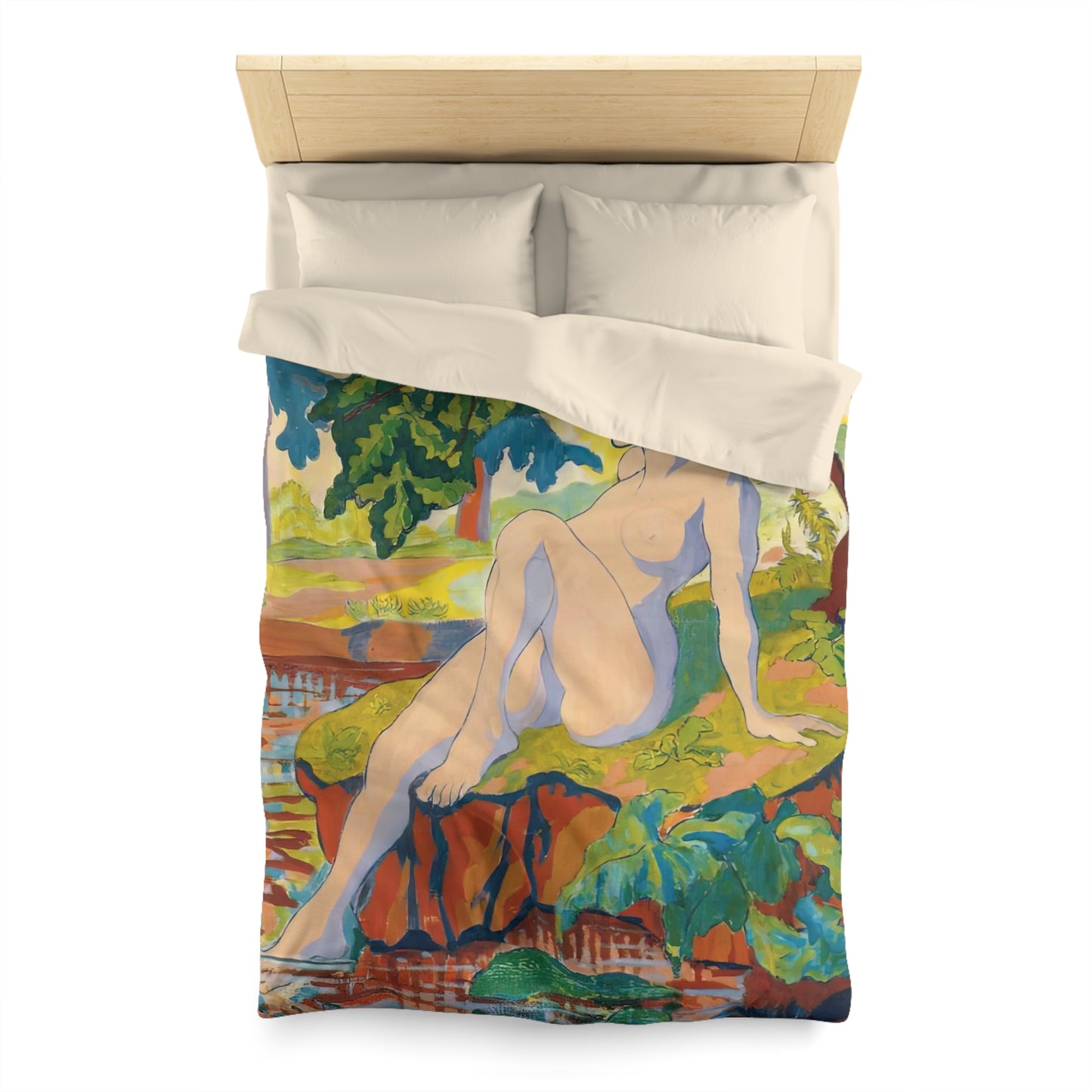 Ranson, Paul - Bather (1898) - Microfiber Duvet Cover