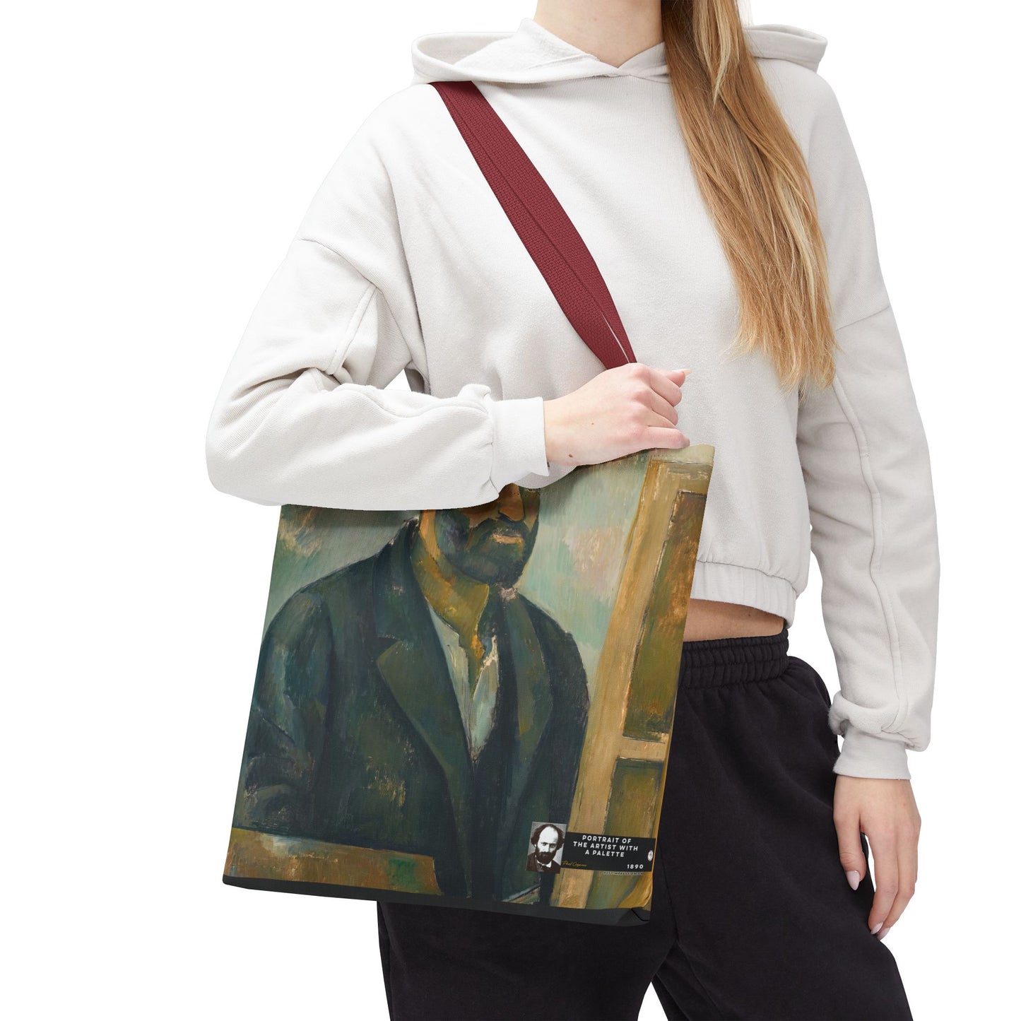 Cézanne, Paul - Portrait of the Artist with a Palette (1890) - Tote Bag