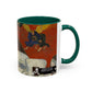Gauguin, Paul - Vision of the Sermon (Jacob Wrestling with the Angel) (1888) - Colorful Accent Mugs