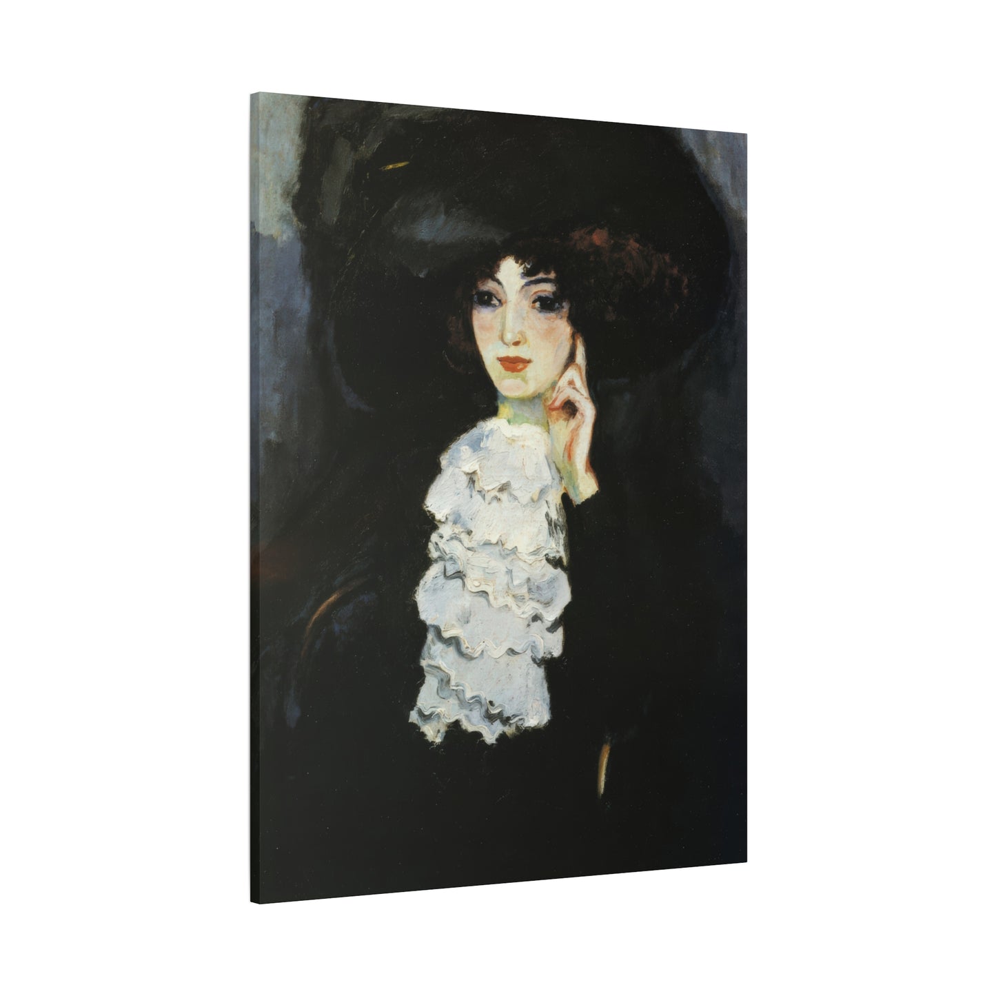Van Dongen, Kees - Woman with Frill (1905) - Canvas Block, unframed