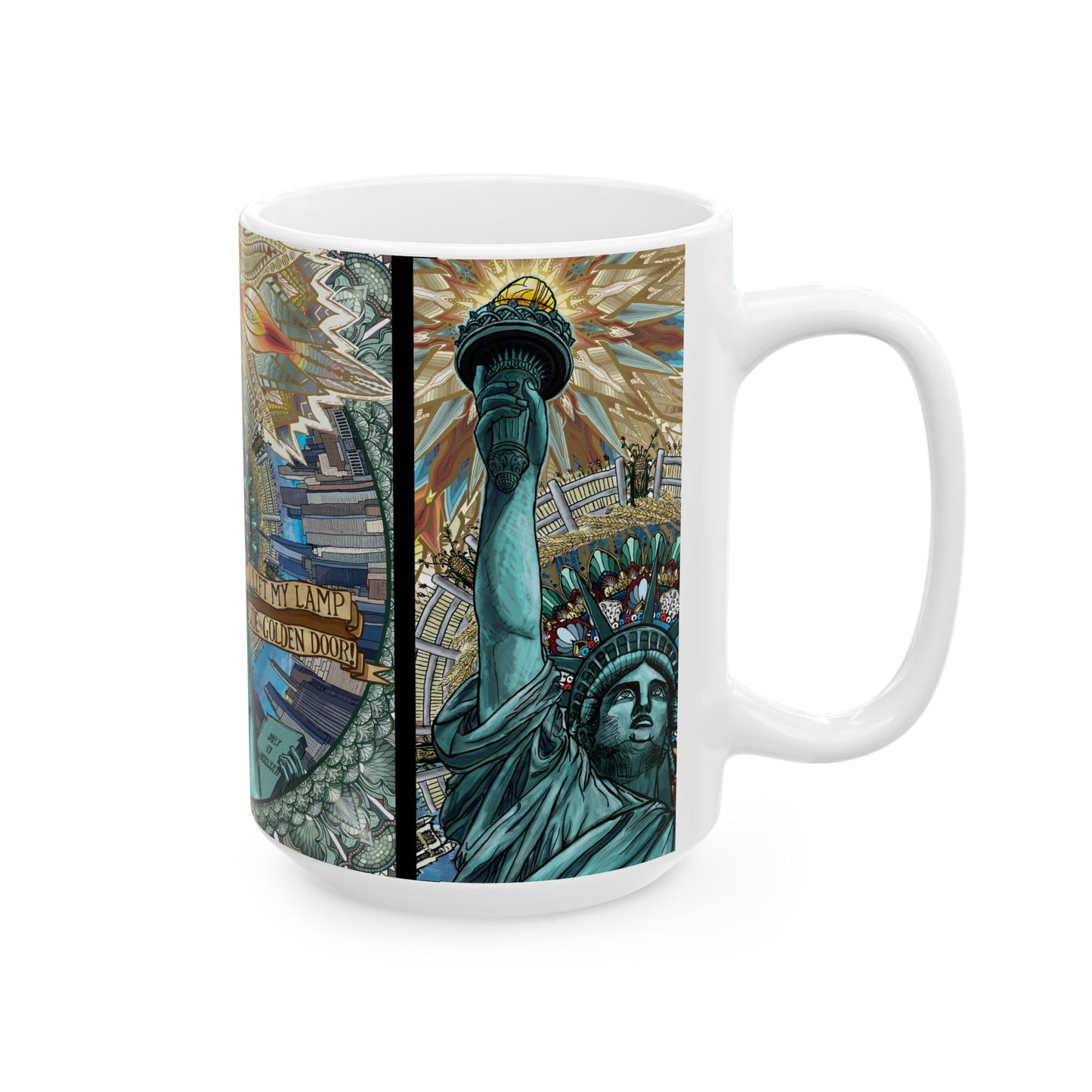 Pacio, Adam - Liberty Mandala - Ceramic Mug