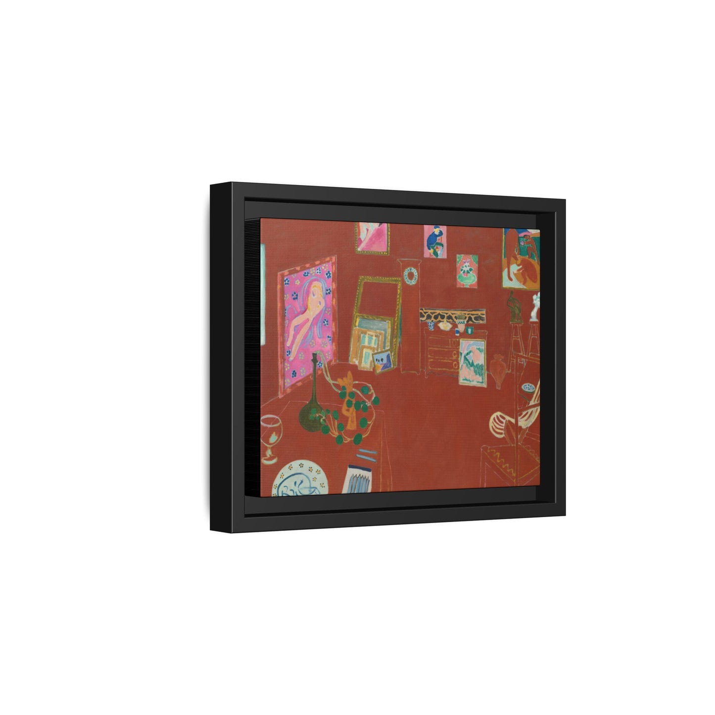 Matisse, Henri - The Red Studio (1911) - Matte Canvas, Framed