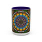 Pacio, Adam - Emerald Arrows Mandala - Colorful Accent Mugs