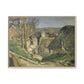 Cézanne, Paul - The House of the Hanged Man, Auvers-sur-Oise (1874) - Matte Canvas, Framed