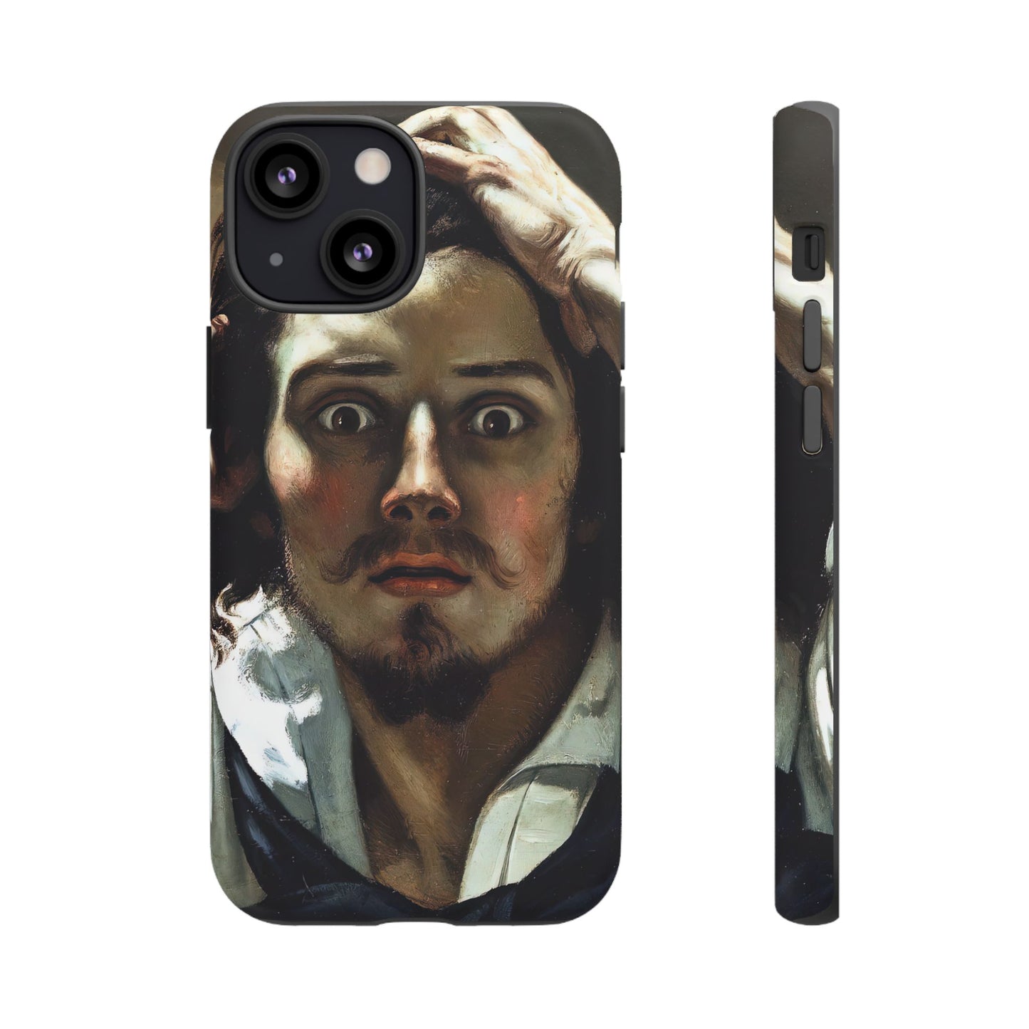 Courbet, Gustave - The Desperate Man (1843) - Tough Phone Cases