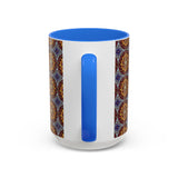 Solar Disc Mandala - Colorful Accent Mugs