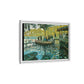 Monet, Claude - La Grenouillere (1869) - Matte Canvas, Framed