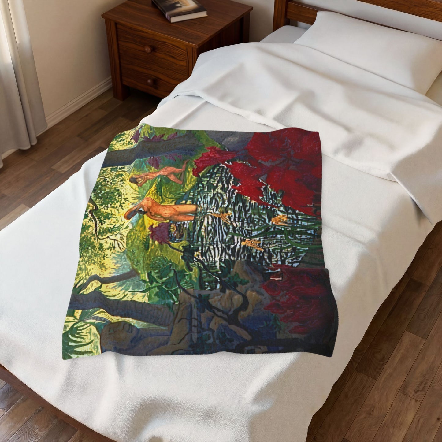 Ranson, Paul - The Lotus Bather (1906) - Velveteen Plush Blanket