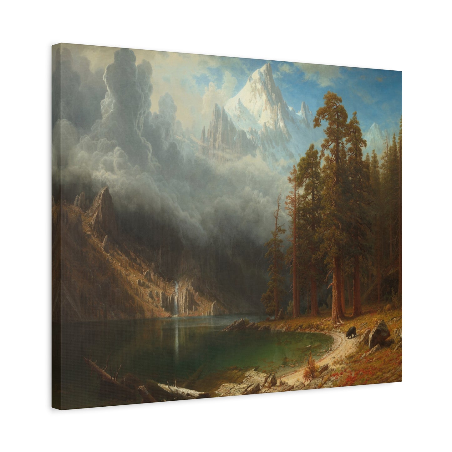 Bierstadt, Albert - Mount Corcoran (1877)- Canvas Block, unframed