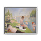 Seurat, Georges - Bathers at Asnières (1884) - Matte Canvas, Framed