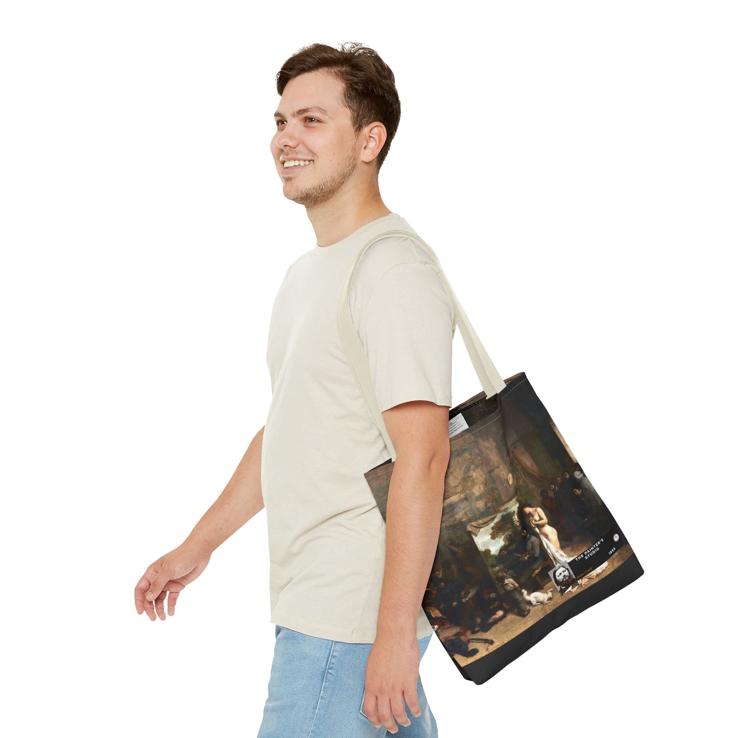 Courbet, Gustave - The Painter’s Studio (1855) - Tote Bag