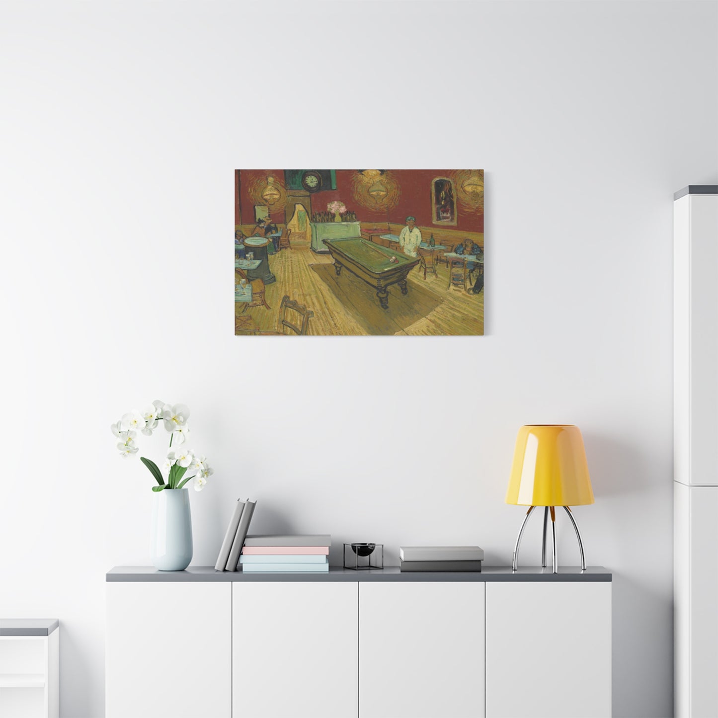 Van Gogh, Vincent - The Night Cafe (1888) - Canvas Block, unframed
