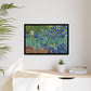 Van Gogh, Vincent - Irises (1889) - Matte Canvas, Framed
