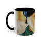 Van Gogh, Vincent - Self Portrait with Bandaged Ear (1889) - Colorful Accent Mugs