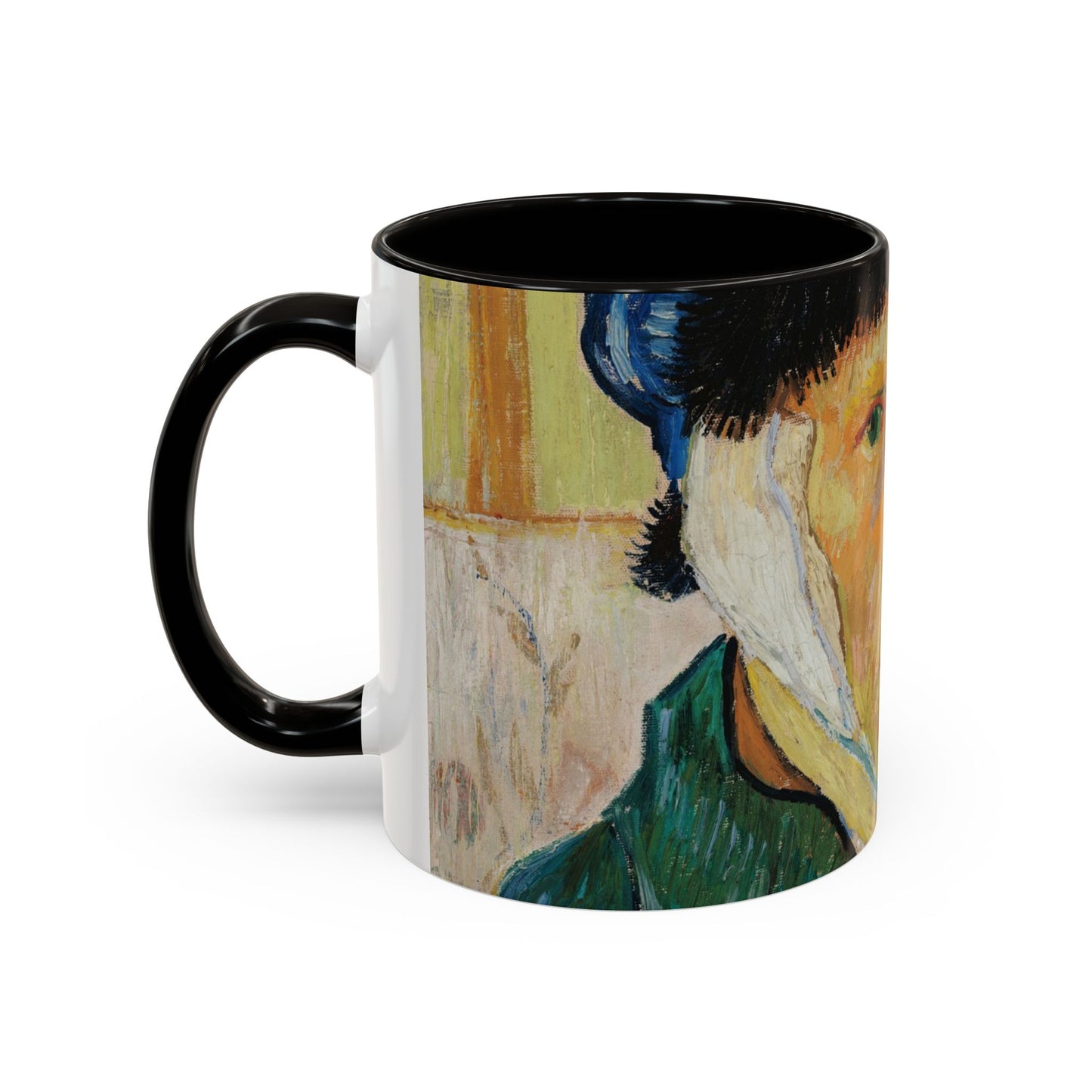 Van Gogh, Vincent - Self Portrait with Bandaged Ear (1889) - Colorful Accent Mugs