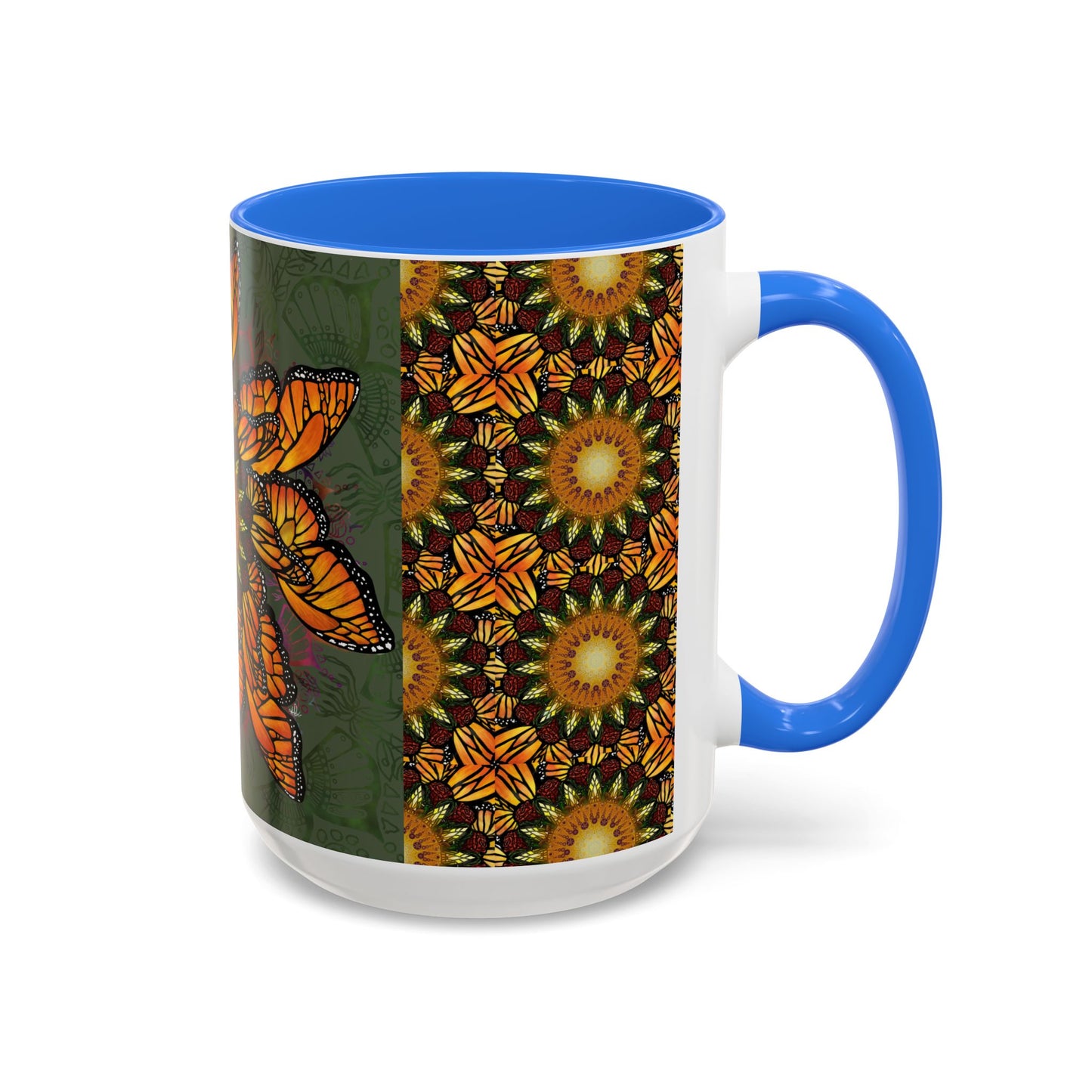 Pacio, Adam - Monarch Butterfly Mandala - Colorful Accent Mugs