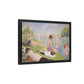 Seurat, Georges - Bathers at Asnières (1884) - Matte Canvas, Framed