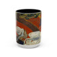 Gauguin, Paul - Vision of the Sermon (Jacob Wrestling with the Angel) (1888) - Colorful Accent Mugs