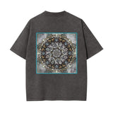 Memento Mori Mandala - Unisex Heavyweight T-shirt - 100% Cotton - 4 colors