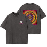 Solar Disc Mandala - Unisex Heavyweight T-shirt - 100% Cotton - 4 colors