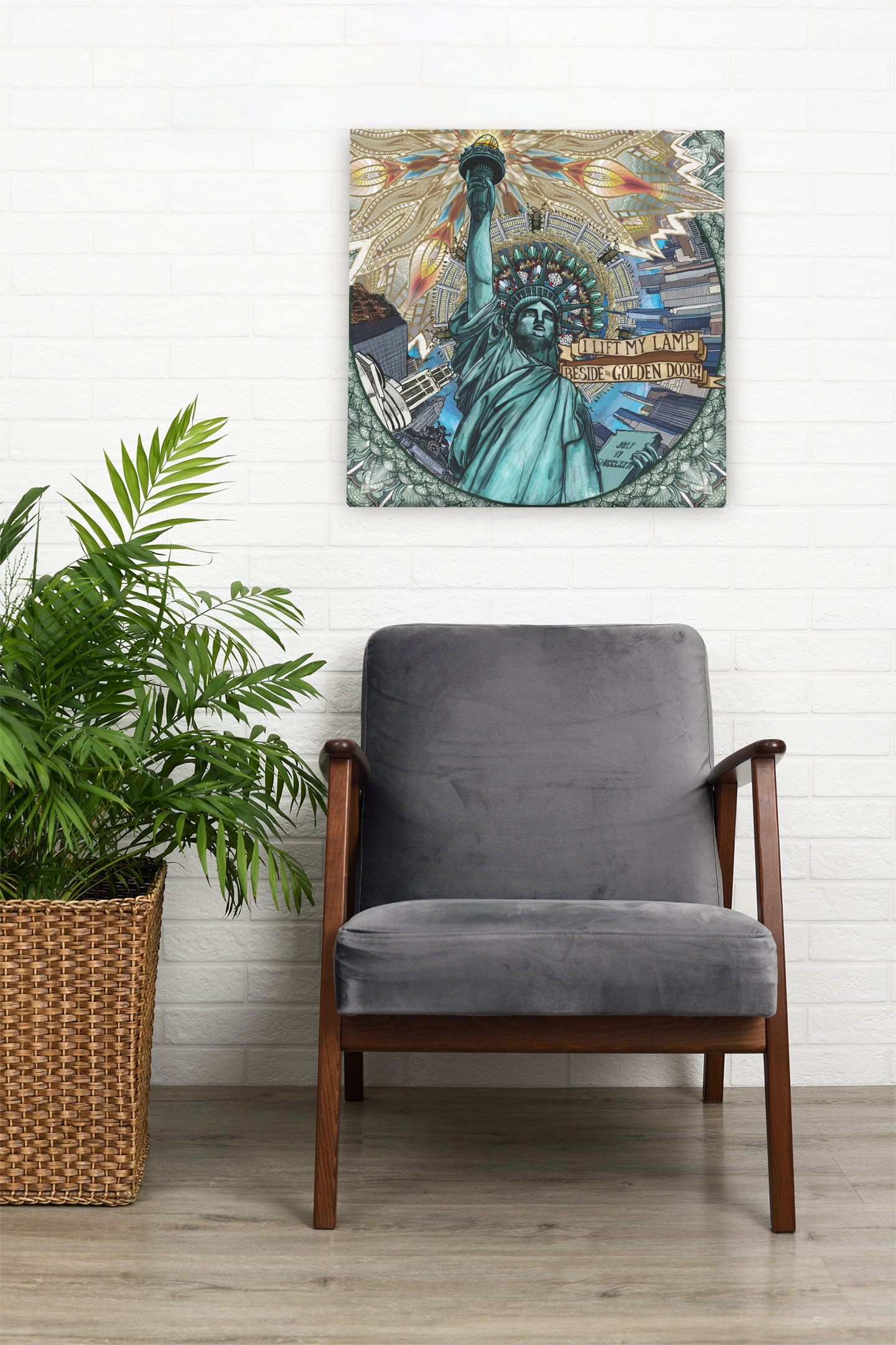 Liberty Mandala - Satin Poster