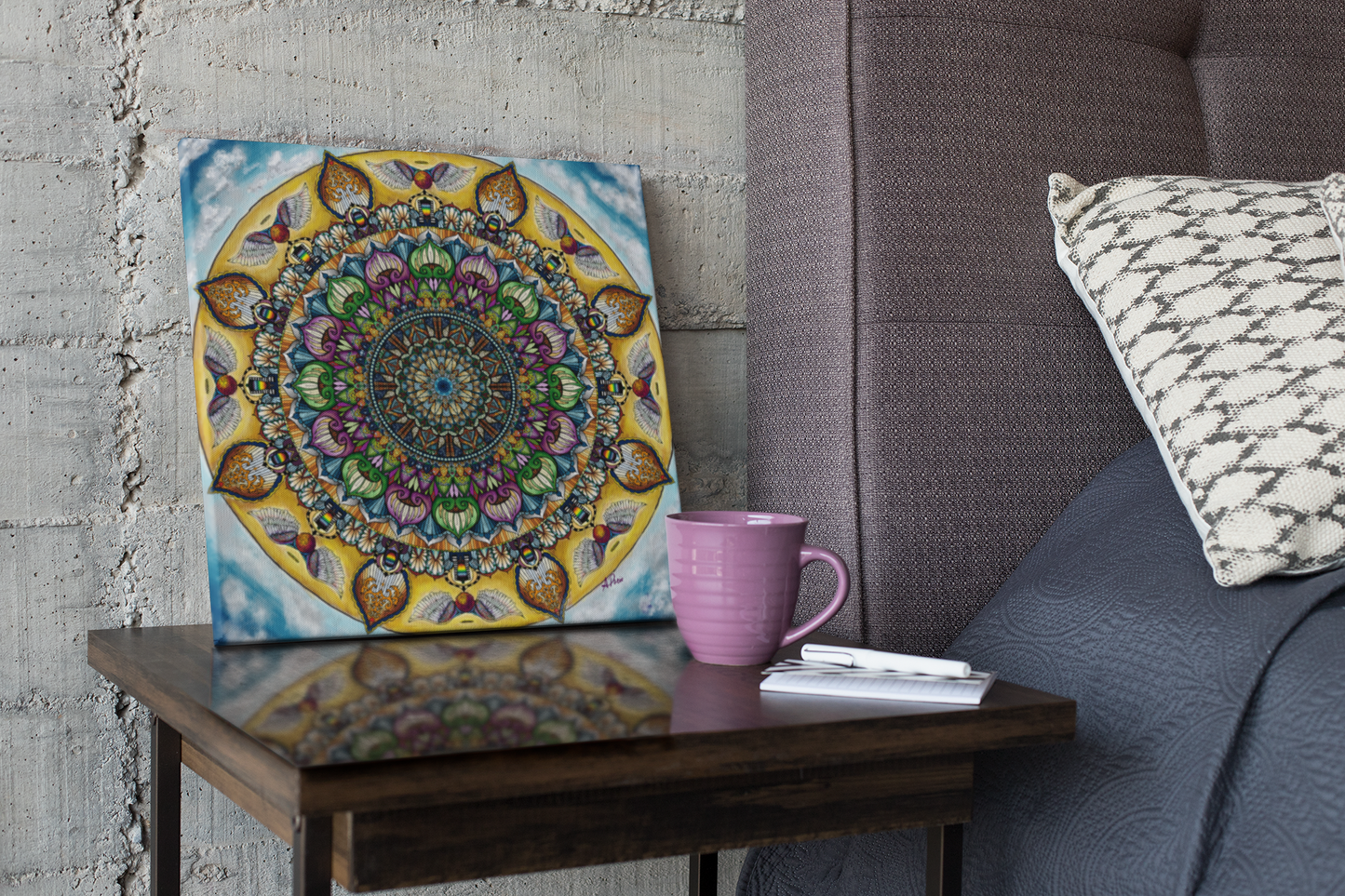 Celestia Mandala - Canvas Block