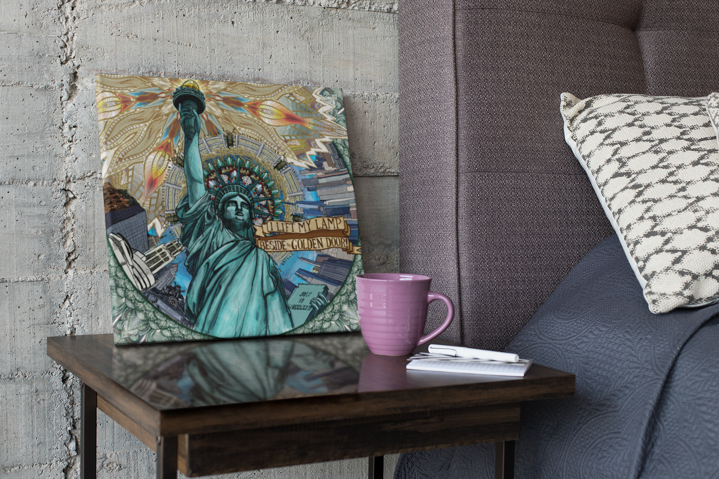 Liberty Mandala - Canvas Block