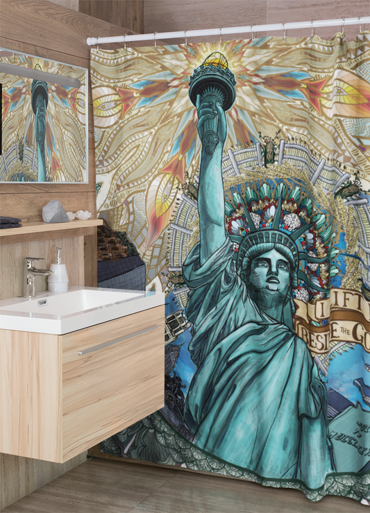 Liberty Mandala - Shower Curtains
