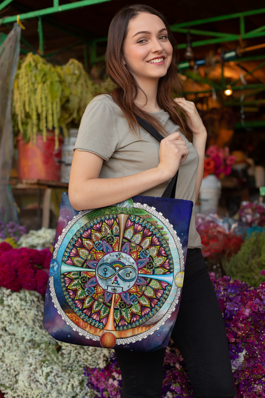 Lunar Rites Mandala - Tote Bag