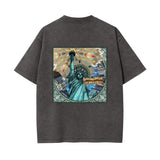 Liberty Mandala - Unisex Heavyweight T-shirt - 100% Cotton - 4 colors