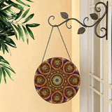 Lion Summer Mandala - Stained Glass Suncatcher