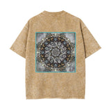 Memento Mori Mandala - Unisex Heavyweight T-shirt - 100% Cotton - 4 colors