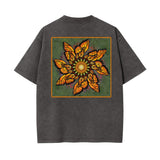 Monarch Butterfly Mandala - Unisex Heavyweight T-shirt - 100% Cotton - 4 colors